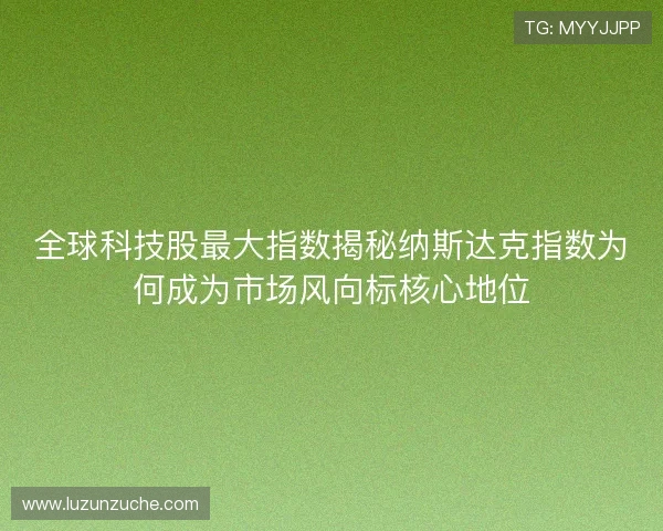 全球科技股最大指数揭秘纳斯达克指数为何成为市场风向标核心地位 全球科技股最大指数揭秘纳斯达克指数为何成为市场风向标核心地位